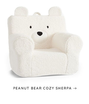 Peanut Bear Cozy Sherpa