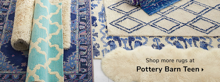 Shop more rugs at Pottery Barn Teen