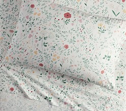 Chris Loves Julia Prairie Floral Organic Sheet Set