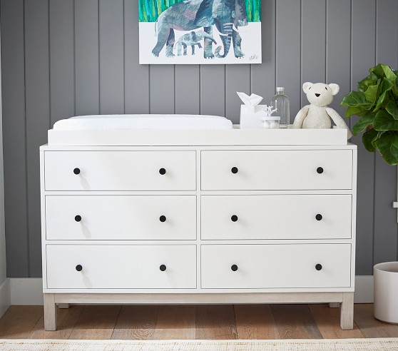 Cole Farmhouse Extra-Wide Dresser & Topper Set