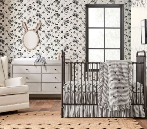 Black Floral Nursery