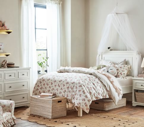 Pink Floral Bedroom