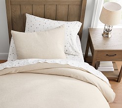 Linen-Cotton Duvet Cover & Shams