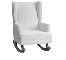 Modern Wingback Convertible Rocking Chair