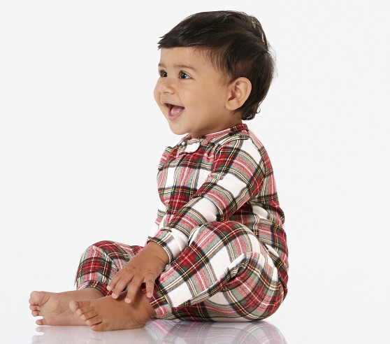 Stewart Plaid Organic Nursery Pajama