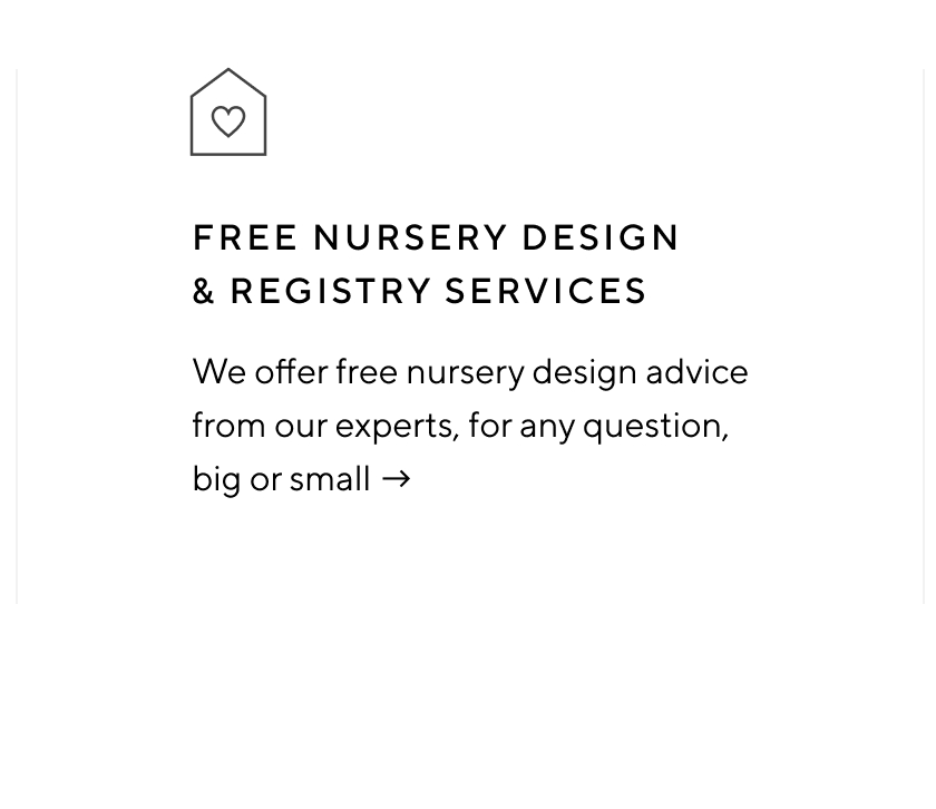 Free Nursery Design & Registry Services